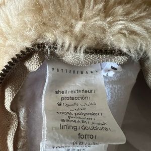 Pottery Barn Camel Faux Fur Oversized Lumbar Sham, 20 x 50"